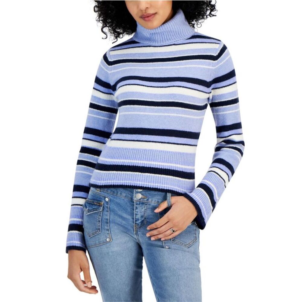 Pink Rose Womens Juniors Soft Stripes Knit Sweater, NWT